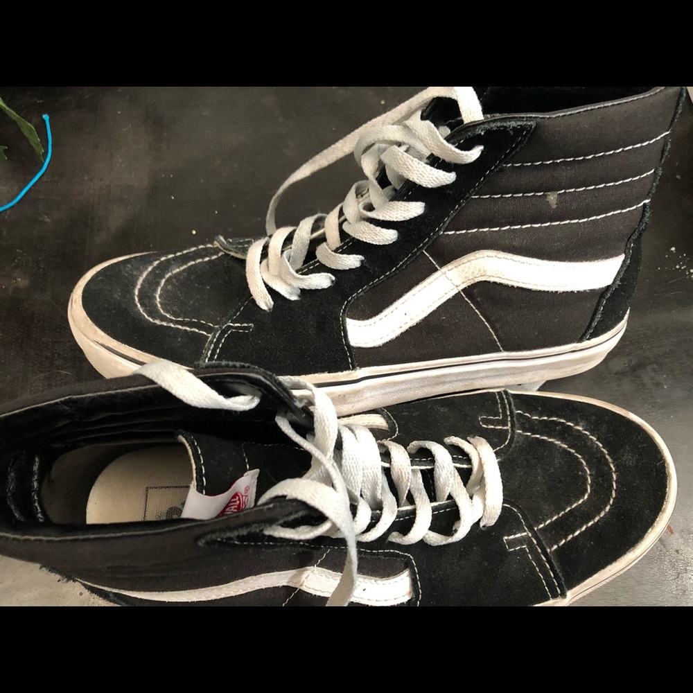 Vans old skool HIGH skate 8.5 men; 10 women; black
